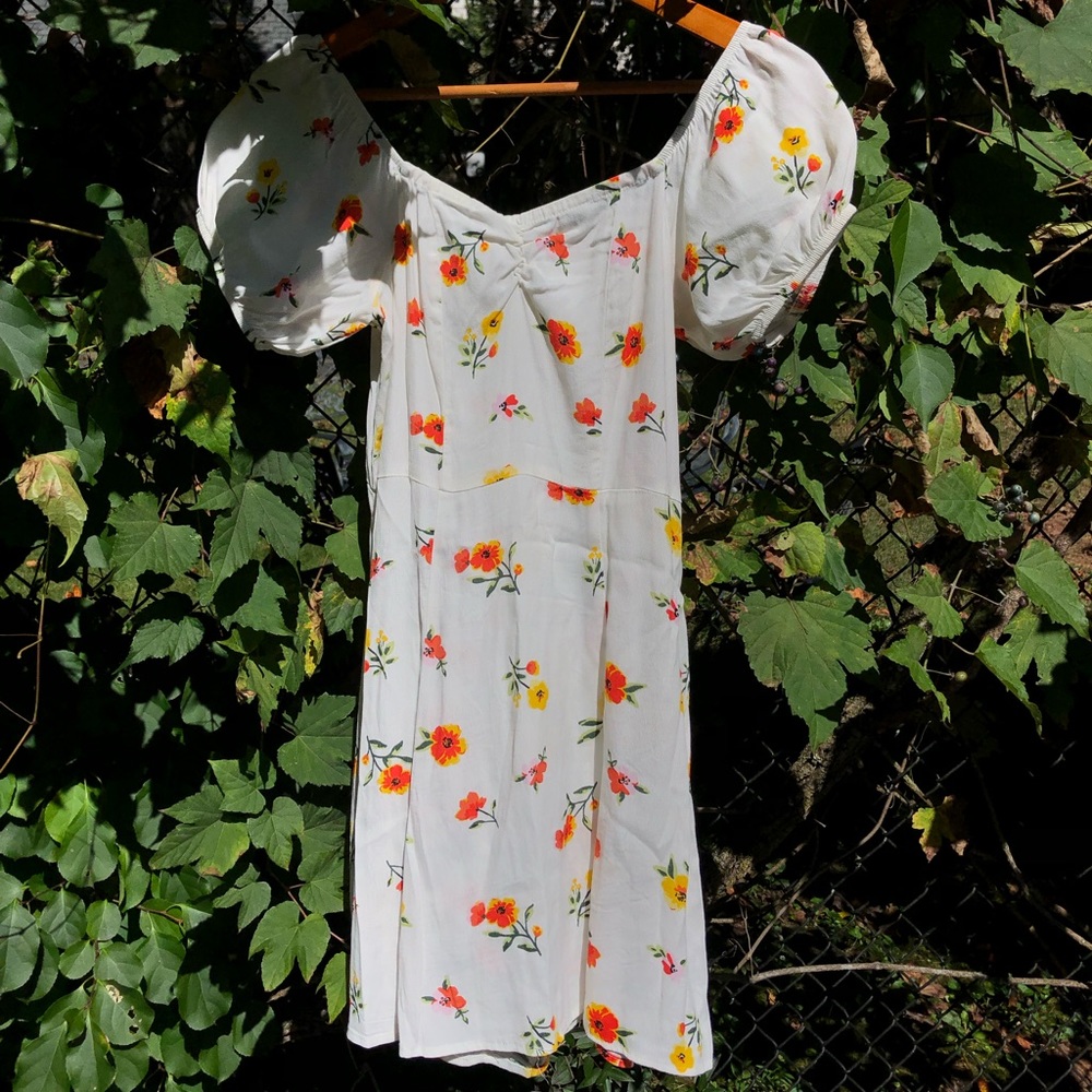 Reformation Style Floral Dress